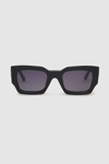 Anine Bing Indio Sunglasses Monogram In Black In Black