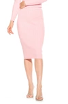 Alexia Admor Zion Cable Knit Midi Skirt In Pink