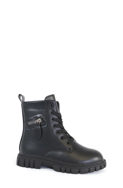 Yoki Kids' Reyna Chain Boot In Black
