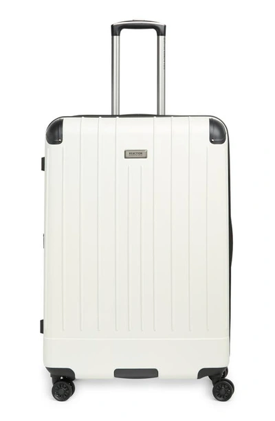 Kenneth Cole Flying Axis 28" Hardside Spinner Luggage In Coconut White