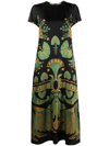 La Doublej Swing Dress In Nile Black