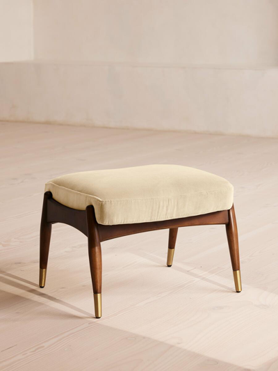 Soho Home Theodore Footstool In White