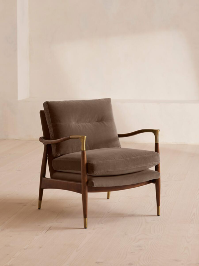 Soho Home Theodore Armchair In Brown