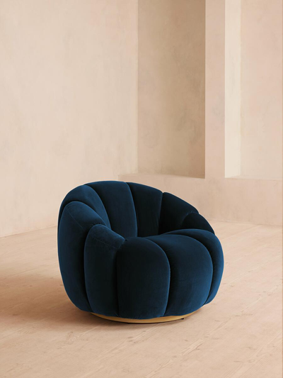 Soho Home Garret Armchair In Blue