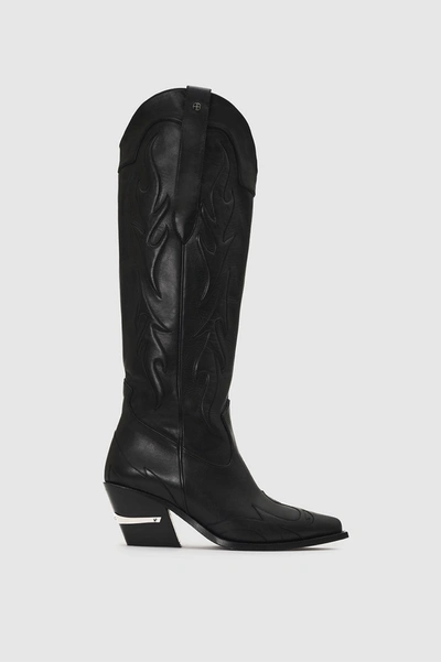 Anine Bing Tall Tania Boots In Black