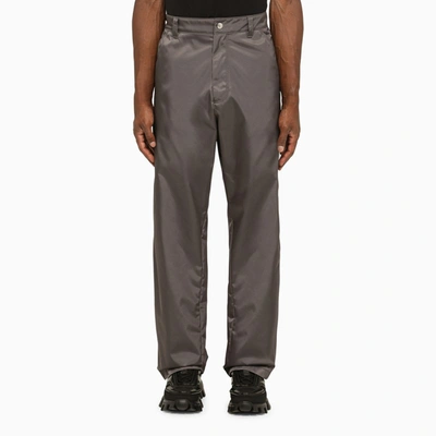 Prada Iron-coloured Re-nylon Trousers