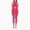 The Andamane Halter Neck Jumpsuit In Pink