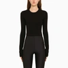 Wardrobe.nyc X Hailey Bieber Hb Long Sleeve Tee In Black