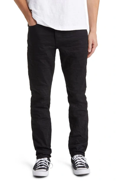 Purple Brand Straight Leg Jeans In Black Raw223