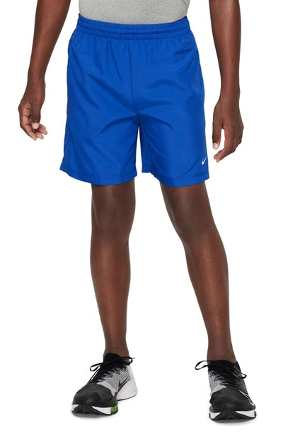 Nike Multi Big Kids' (boys') Dri-fit Training Shorts In Blue