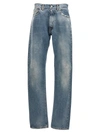 Maison Margiela Cotton Denim Skinny Leg Jeans
