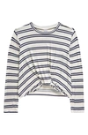 NORDSTROM KID'S TWIST FRONT LONG SLEEVE T-SHIRT