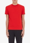 Ferragamo Basic Short-sleeved T-shirt In Red