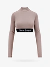Palm Angels Top With Logo In Cream