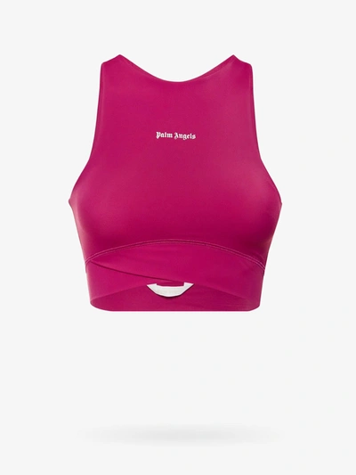 PALM ANGELS PALM ANGELS WOMAN TOP WOMAN PURPLE TOP