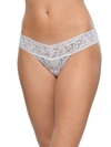 Hanky Panky I Do Crystal Signature Lace Low Rise Thong In White