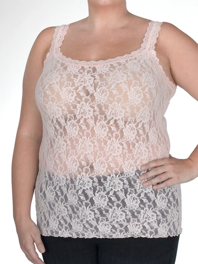 Hanky Panky Plus Size Signature Lace Classic Cami Chai In Brown