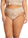 Hanky Panky Plus Size Signature Lace French Brief In Brown