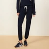 Monrow Supersoft Vintage Sweats In Blue Black