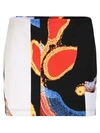 Ambush Mini Skirt With Abstract Print In Black
