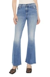 Mother Fray Hem Bootcut Jeans In We The Animals