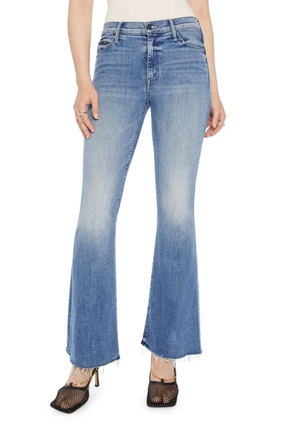 Mother Fray Hem Bootcut Jeans In We The Animals