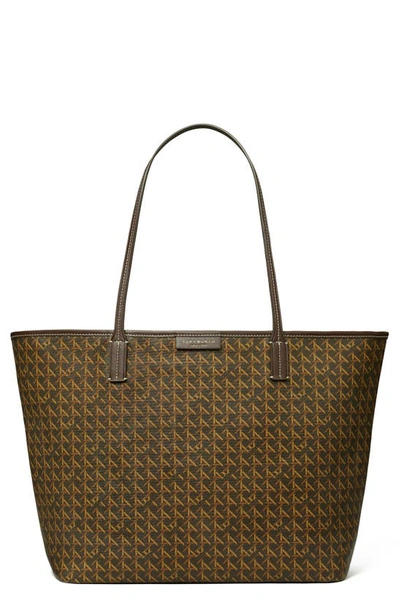 Tory Burch Ever-ready Zip Tote In Chocolate