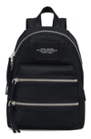 Marc Jacobs The Biker Nylon Medium Backpack Bags In Black