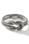 John Hardy Classic Chain Knot Layered Rope Bracelet In Silver