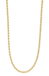 BONY LEVY 14K GOLD ROPE CHAIN NECKLACE