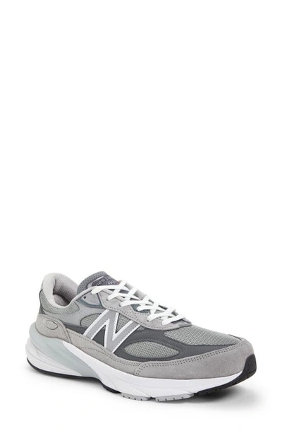 New Balance Grey Low Top Sneakers With Logo Detail In Gray