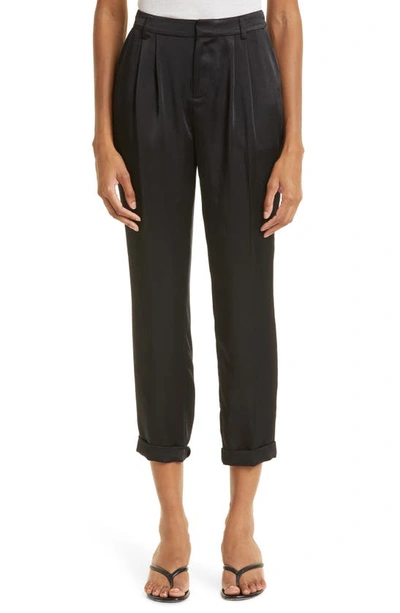 Ramy Brook Madelyn Satin Pants In Black