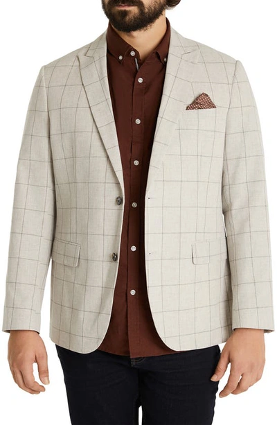 Johnny Bigg Zane Check Sport Coat In Haze