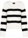 Apc A.p.c. "madison"  Alpaca And Wool Pullover In White