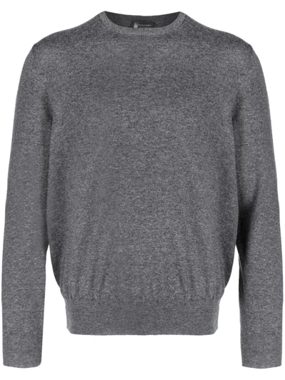 Colombo Cashmere Crewneck Sweater In Grey