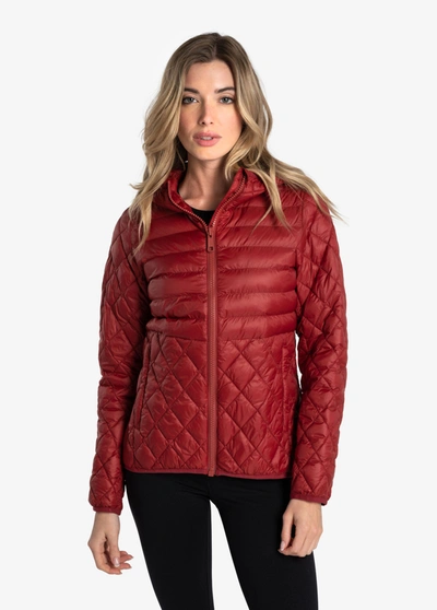 Lole The Base Insulated Jacket In Merlot