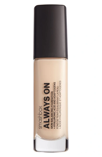 Smashbox Always On Skin-balancing Foundation With Hyaluronic Acid & Adaptogens In F20n