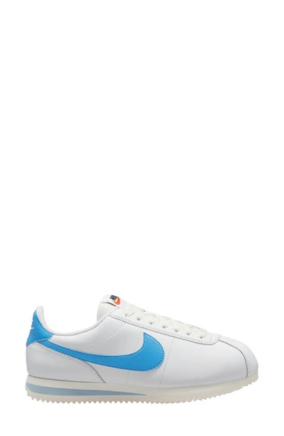Nike Cortez Sneaker In Univ Blue/white/team Orange
