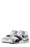 Nike Air Trainer I Iso Sneakers In Medium Grey/ Black/ White