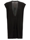 Rick Owens Dylan V-neck T-shirt In Black