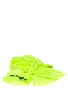 Balmain Unicorn Sneakers In Neoprene And Gomato Leather In Yellow