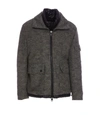 Dolce & Gabbana Grey Virgin Wool Blend Jacket In Grey