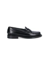 Hereu Round Head Loafer Shoes In Black