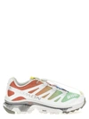 Salomon Xt-4 Og Sneakers White In White,green Ash