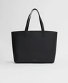 Mansur Gavriel Large Tote In Black/ballerina