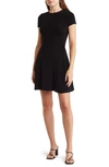 Bebe Slinky T-shirt Dress In Black