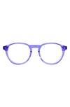 Aqs Albie 50mm Round Optical Frames In Blue