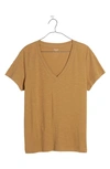 MADEWELL WHISPER COTTON V-NECK T-SHIRT