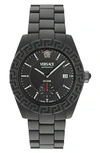 Versace Dv One Automatic 43mm In Black Ceramic