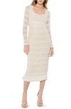 LIKELY LIDIA LACE LONG SLEEVE SHEATH DRESS